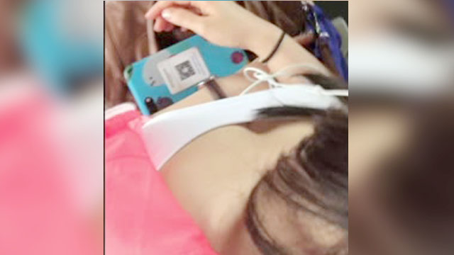 Sikretong video kay busty girl sa bus