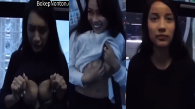 Libog Girls Pakita Boobs sa Public